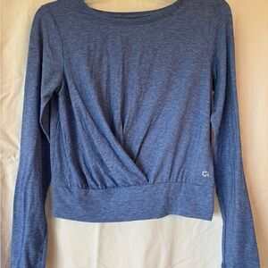 Blue Long Sleeve Women's Top